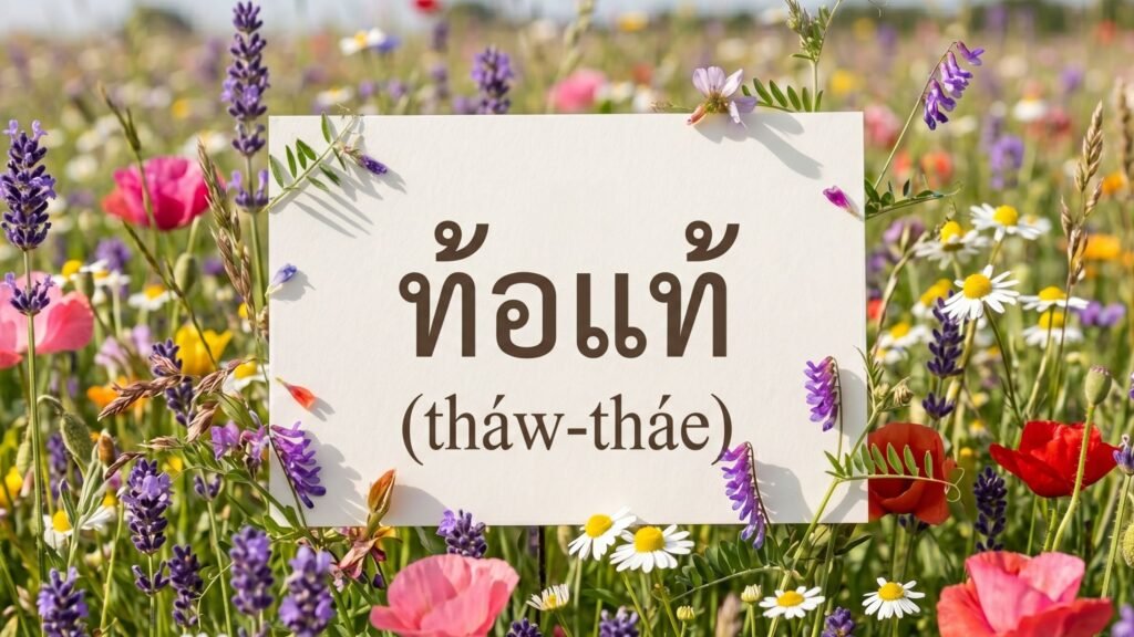 Daily Thai Confidence — Using ท้อแท้ (tháw-tháe)
