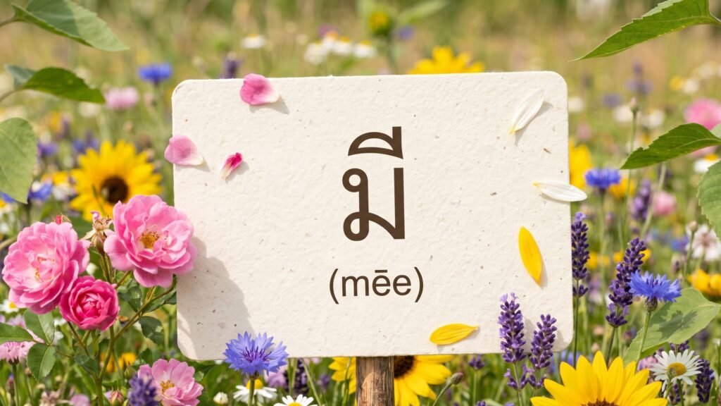 Daily Thai Confidence — Using มี (mēe)