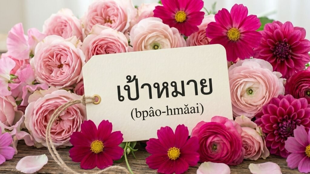 Daily Thai Confidence — Using เป้าหมาย (bpâo-hmǎai)