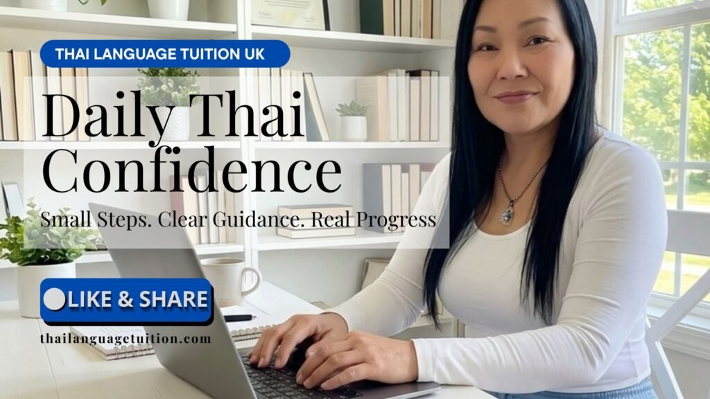 Daily Thai Confidence — Using เป้าหมาย (bpâo-hmǎai)