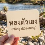 Daily Thai Confidence — Using หลงตัวเอง (hlǔng dtūa-āeng)