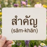 Daily Thai Confidence — Using สำคัญ (sǎm-khān)